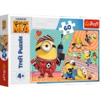 PUZZLE MINIONKI 60 ELEMENTÓW WESOŁE MINIONKI UKŁADANKA TREFL 17395