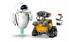 LEGO DISNEY WALL-E I EVA ROBOTY RUCHOME ELEMENTY PIXAR KLOCKI 811 el. 43279