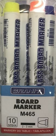 MARKER DO TABLIC SZKŁA GLASS BOARD ORANGE POMARAŃCZOWY GRANIT