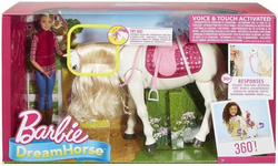 LALKA BARBIE INTERAKTYWNY CHODZĄCY KOŃ - MATTEL