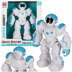 ROBOT INTERAKTYWNY SPACE WARRIOR RUCHOMY ŚWIATŁO DŹWIĘK NIEBIESKI