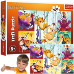 PUZZLE KRÓL LEW 100 EL. DISNEY KOLAŻ UKŁADANA DLA DZIECI TREFL 16478