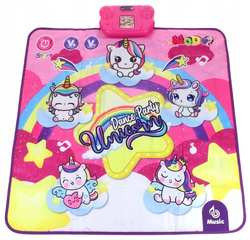 MATA DO TAŃCZENIA MUZYCZNA GRA TANECZNA ZRĘCZNOŚCIOWA JEDNOROŻCE KONIKI