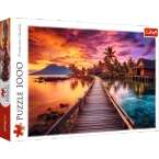 PUZZLE 1000 RAJSKA WYSPA WIDOK ZACHÓD SŁOŃCA UKŁADANKA TREFL 10928