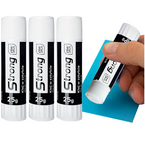 KLEJ W SZTYFCIE SZKOLNY BIUROWY TRANSPARENTNY MOCNY STRONG 25g - 3 szt.