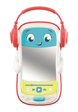 INTERAKTYWNY MUZYCZNY IPOD ZE ŚWIATŁAMI I LUSTERKIEM BABY DJ CLEMENTONI