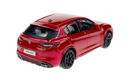 ALFA ROMEO STELVIO SAMOCHÓD METALOWY AUTO MODEL KOLEKCJONERSKI BBURAGO 1:43