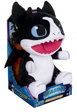 PLUSZAK MASKOTKA JAK WYTRESOWAĆ SMOKA PIERUN PRZYTULANKA MIŁA W DOTYKU 28cm