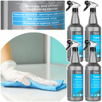 CLINEX TABLE DO MYCIA BLATÓW I URZĄDZEŃ KUCHENNYCH BEZ SMUG 1L - 4 szt.