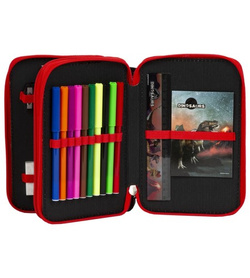 PIÓRNIK DWUKOMORWY Z WYPOSAŻENIEM DINOZAUR T-REX BACKUP DERFORM