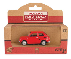 SAMOCHÓD FIAT 126p MALUCH KOLEKCJA PRL MODEL METALOWY 1:43