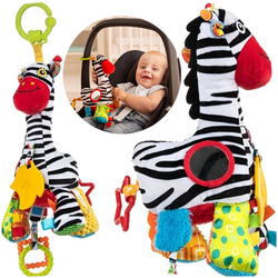 ZAWIESZKA DO WÓZKA ŁÓŻECZKA Z POZYTYWKĄ SENSORYCZNA ZEBRA ZOYA BALIBAZOO
