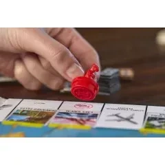 GRA MONOPOLY PODRÓŻ DOOKOŁA ŚWIATA EKONOMICZNA PLANSZOWA WERSJA PL HASBRO