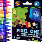 KREDKI GRAFIONOWE PIXEL ONE PIKSELE 12 INTENSYWNYCH KOLORÓW ASTRA
