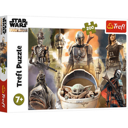 PUZZLE 200 ELEMENTÓW STAR WARS GOTOWI DO WALKI GWIEZDNE WOJNY TREFL 13276