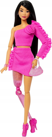 LALKA BARBIE DELUXE STYLE W STYLU BARBIECORE PROTEZA NOGI AKCESORIA MATTEL