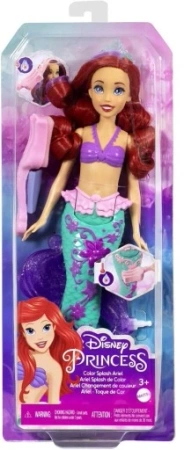 DISNEY PRINCESS LALKA MAŁA SYRENKA ARIELKA ZMIENIAJĄCA KOLOR MATTEL
