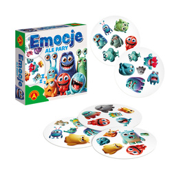 GRA ALE PARY EMOCJE SPOSTRZEGAWCZOŚĆ ĆWICZY PAMIĘĆ KARTY DOBLE ALEXANDER