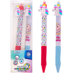 DŁUGOPIS WYMAZYWALNY ŚCIERALNY SZKOLNY 0.5MM UNICORN OOPS ASTRA