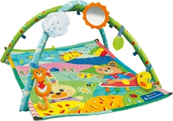 MATA DLA DZIECI EDUKACYJNA GIMNASTYCZNA AKTYWIZUJĄCA Z ZABAWKAMI CLEMENTONI