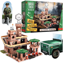 KLOCKI BRICK TRICK BUDUJ Z CEGŁY MORO BAZA WOJSKOWA 340 EL. TREFL