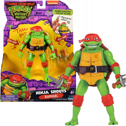 FIGURKA WOJOWNICZE ŻÓŁWIE NINJA DŹWIĘK - RAPHAEL