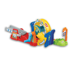 TUT TUT AUTKA TOR DIABELSKA PĘTLA 360° WYRZUTNIA SAMOCHODÓW PIOSENKI VTECH