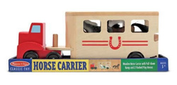 DREWNIANY BOX DO PRZEWOZU KONI - MELISSA AND DOUG
