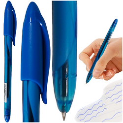 DŁUGOPIS NIEBIESKI KEYROAD BALL PEN SOFT JET KULKOWY ERGONOMICZNY 0.7mm