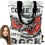 TORBA NA RAMIĘ NA ZAKUPY SZOPERKA ST.RIGHT SB-10 ROCK 42x35 cm