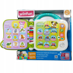 KSIĄŻECZKA INTERAKTYWNA EDUKACYJNA DWUJĘZYCZNA PL ANG PIERWSZE SŁOWA WINFUN