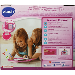 PAMIĘTNIK NA HASŁO SEKRETNY MAGICZNY INTERAKTYWNY PL KONIK JEDNOROŻEC VTECH