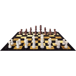 SZACHY DREWNIANE GRA PLANSZOWA KLASYCZNA STRATEGICZNA LOGICZNA 02892 TREFL