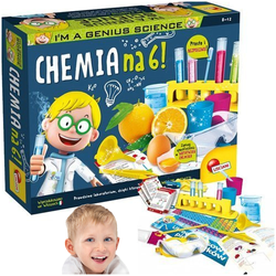 CHEMIA NA 6 LABORATORIUM EKSPERYMENTY DOŚWIADCZENIA MAŁY GENIUSZ LISCIANI