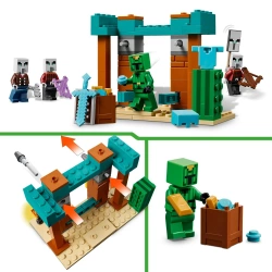 LEGO MINECRAFT PUSTYNNY PATROL ZŁOSADNIKÓW RYCERZ WYRZUTNIE FIGURKI 21267
