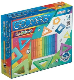 GEOMAG KLOCKI MAGNETYCZNE RAINBOW TĘCZOWE 32 EL.
