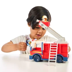 BLUEY STRAŻ POŻARNA WÓZ STRAŻACKI Z DRABINĄ FIGURKI BLUEY FIRETRUCK