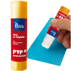 KLEJ W SZTYFCIE BIUROWY SZKOLNY SUPERMOCNY PVP TETIS 15g