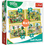 PUZZLE 4W1 WSPÓLNE ZABAWY TREFLIKÓW 34358 - TREFL