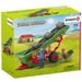 SCHLEICH FARM WORLD FARMER Z TAŚMOCIĄGIEM DO SIANA KOGUT FIGURKI 42377