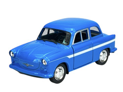 TRABANT P50/P60 NIEBIESKI METALOWY SAMOCHODZIK MODEL Z EPOKI PRL WELLY 1:34 