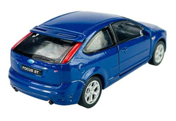 FORD FOCUS ST METALOWE AUTO KOLEKCJONERSKIE WELLY 1:34 NIEBIESKI