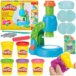 PLAY-DOH CIASTOLINA ZESTAW KREATYWNY MIKROSKOP ZE ŚWIATEŁKIEM HASBRO