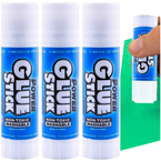 KLEJ W SZTYFCIE BIUROWY SZKOLNY MUNGYO 15g MOCNY ZMYWALNY 3 sztuki