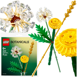 LEGO BOTANICALS KWIATY POLNE MLECZ DMUCHAWIEC KŁOS PSZENICY 77 EL. 30701