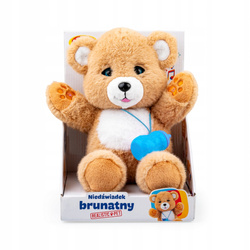 NIEDŹWIADEK BRUNATNY INTERAKTYWNY NAGRYWA CZUJNIKI DOTYKU MELODIE DUMEL