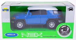 TOYOTA FJ CRUISER METALOWE AUTO KOLEKCJONERSKIE WELLY 1:34