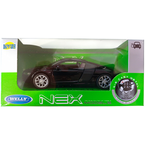 AUDI R8 COUPE V10 2009 CZARNY METALOWY SAMOCHÓD MODEL KOLEKCJONERSKI WELLY