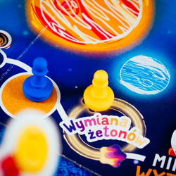 GRA PLANSZOWA EDUKACYJNA MAŁY GENIUSZ QUIZ PLANETY GWIAZDY KOSMOS LISCIANI