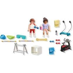 PLAYMOBIL MY LIFE TRENING FITNESS SIŁOWNIA FIGURKI AKCESORIA 32 EL. 71806